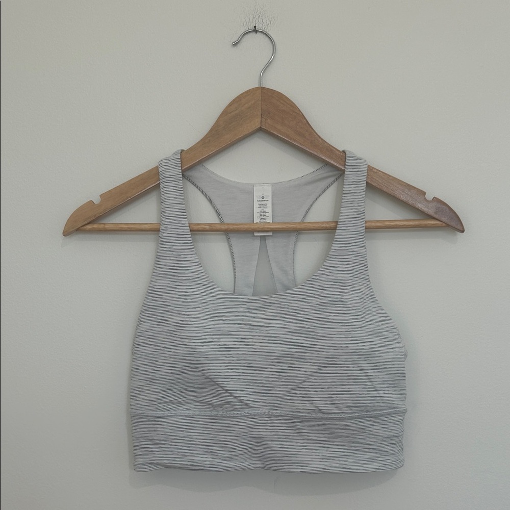 Lululemon Invigorate‎ Long Line Bra Size 8